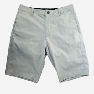 Puma Men's Light Gray Flat Front Shorts